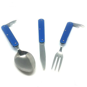 ست قاشق چنگال و کارد کوهنوردی مدل K 8003