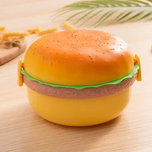 ظرف غذا کودک طرح همبرگر مدل LX-457
