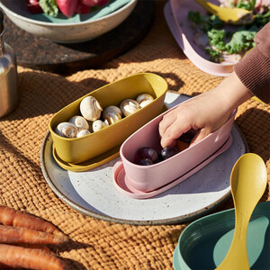 ست ظروف مواد غذایی لایت مای فایر 2 تکه مدل OVAL BIO