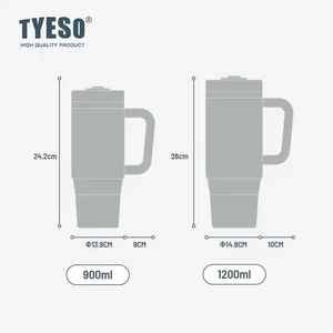 تامبلر دسته دار تایسو مدل TS-8868ظرفیت 1200 میلی لیتر
