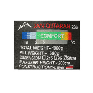 کیسه خواب الیاف جان قوتاران تراکم 200