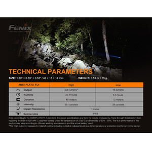 چراغ قوه فنیکس مدل E02R