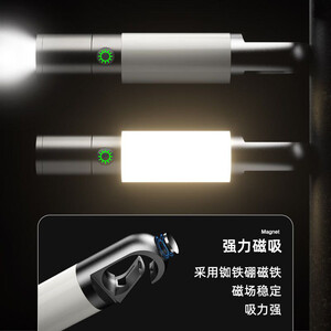 چراغ قوه دو کاره لنز دار شارژی مدل H20