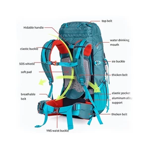 کوله پشتی کوهنوردی نیچرهایک 5+55 لیتر مدل NH16Y20-Q