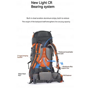 کوله پشتی 70 لیتری نیچرهایک مدل NH70B070-B