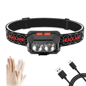 هدلایت دو لامپ سنسور دار مدل 601