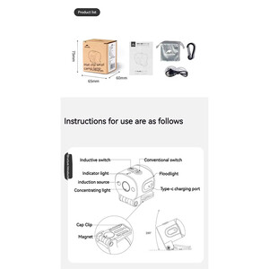 چراغ کلاه مسافرتی نیچرهایک مدل CNK2300DQ019