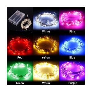 ریسه مفتولی LED باتری خور 5 متری