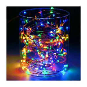 ریسه مفتولی LED باتری خور 5 متری