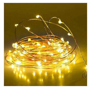 ریسه مفتولی LED باتری خور 5 متری