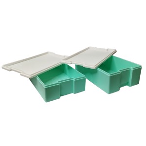 ظرف غذا مسافرتی 2 تکه قاشق دار مدل Beautiful Life