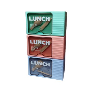 ظرف غذا مسافرتی 2 تکه قاشق دار مدل Beautiful Life