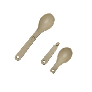 ظرف غذا مسافرتی 2 تکه قاشق دار مدل Beautiful Life