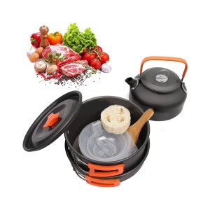 ست ظروف کوهنوردی 2 نفره مدل TZ301