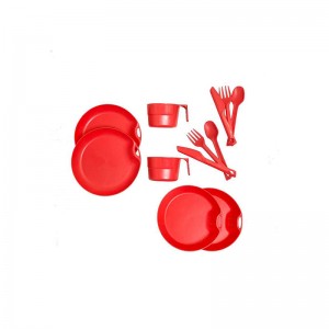 ست ظروف مسافرتی دو نفره با لیوان لایف کمپ مدل 45813