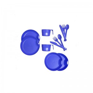 ست ظروف مسافرتی دو نفره با لیوان لایف کمپ مدل 45813