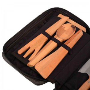 ست چاقو و تخته برش 7 تکه صربستانی لایف کمپ مدل 45828