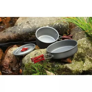 ست قابلمه مسافرتی 1 تا 2 نفره BRS مدل BRS-151