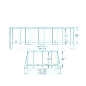 استخر پیش ساخته پرتابل بست وی مدل 56719