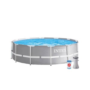 استخر پیش ساخته گرد اینتکس با پمپ تصفیه مدل 26712