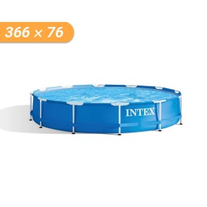 استخر پیش ساخته گرد فریمی اینتکس با پمپ تصفیه مدل 28211