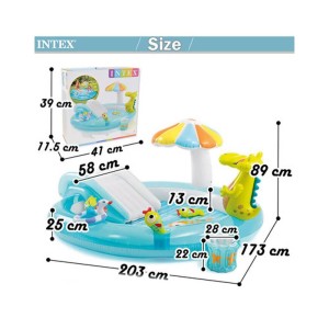 استخر بادی کودک و مجموعه بازی اینتکس مدل ۵۷۱۲۹