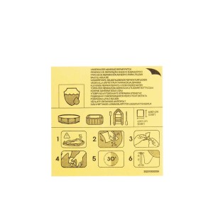 برچسب تعمیرات محصولات بادی بست وی مدل 62091