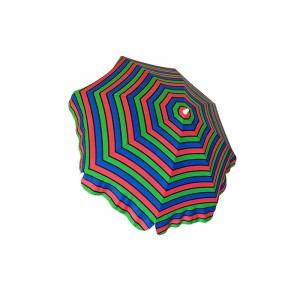 سایه بان مسافرتی پلی استر و پنبه همسفر با طرح راه راه