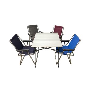 صندلی تاشو مسافرتی 4 نفره APD با میز 4 نفره پرستیژ مدل APS-4