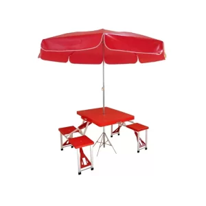 ست میز صندلی تاشو مسافرتی با سایه بان همسفر