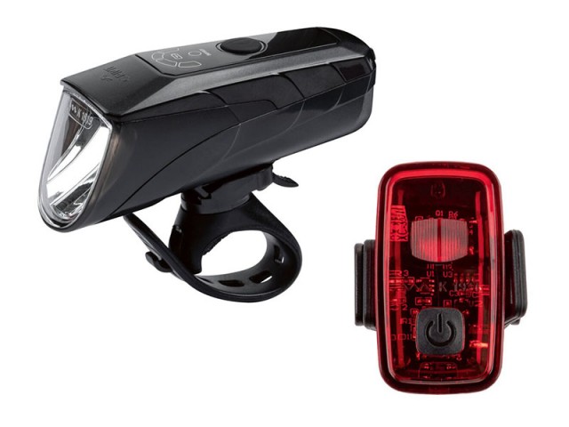 چراغ دوچرخه قوی جلو عقب کرویت CRIVIT LED FAHRRADLEUCHTEN SET