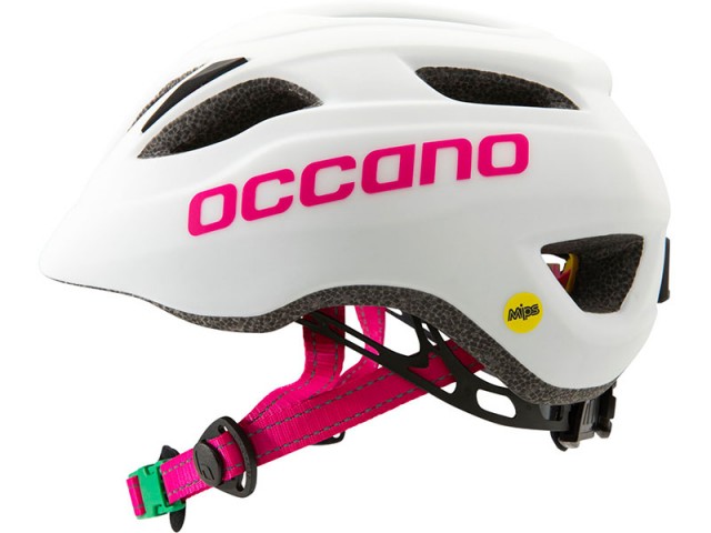 کلاه دوچرخه سواری میپس دار سفید  occano mips junior