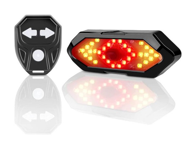 چراغ عقب دوچرخه راهنما دار وایرلس BeWise