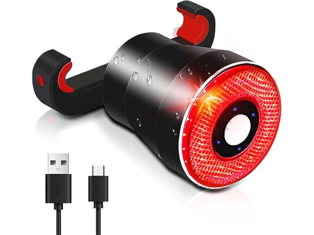 چراغ عقب دوچرخه هوشمند فوق روشن EBUYFIRE