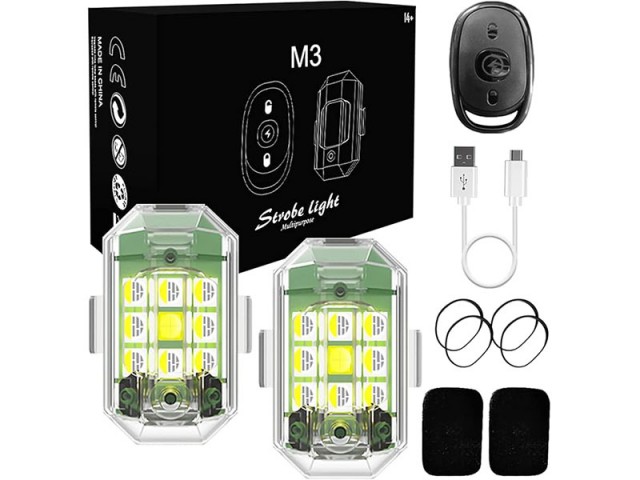 چراغ عقب دوچرخه چند کاره ریموت دار M3