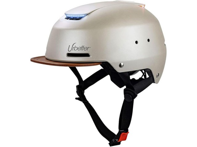 کلاه دوچرخه سواری هوشمند urbetter مدل لبه چرم