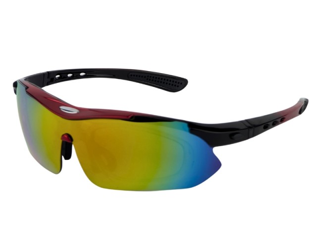 عینک طبی خور دوچرخه سواری 5 لنز طرح اوکلی OAKLEY