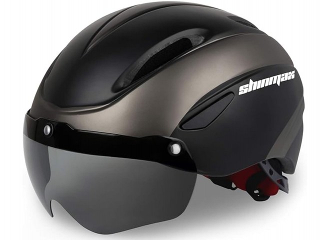 کلاه ایمنی دوچرخه سواری عینک دار Shinmax
