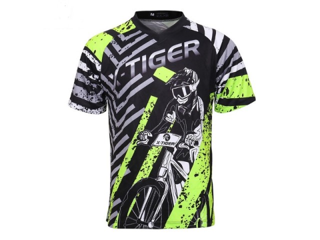 تی شرت آستین کوتاه دوچرخه سواری X-TIGER
