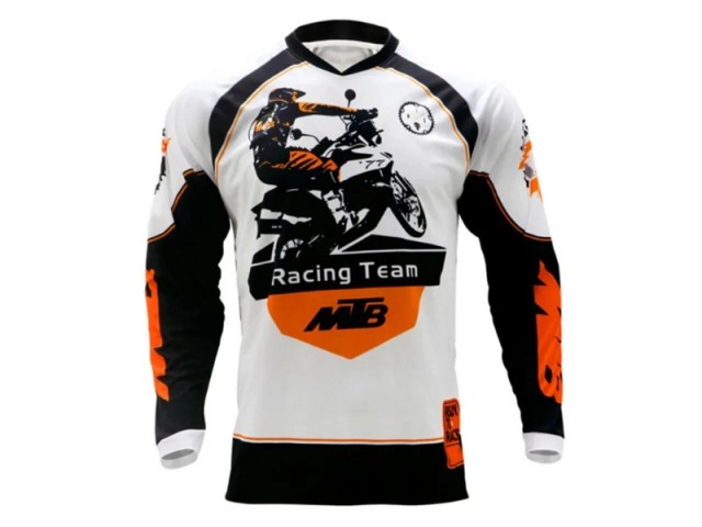 تی شرت آستین بلند دوچرخه سواری MTB