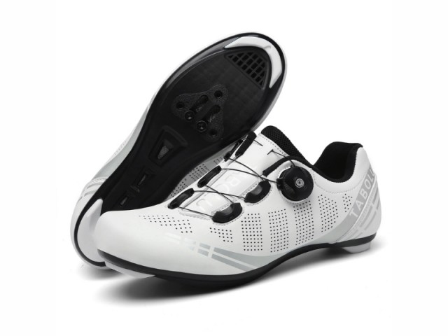 کفش کورسی کفش دوچرخه کورسی سفید tabolo