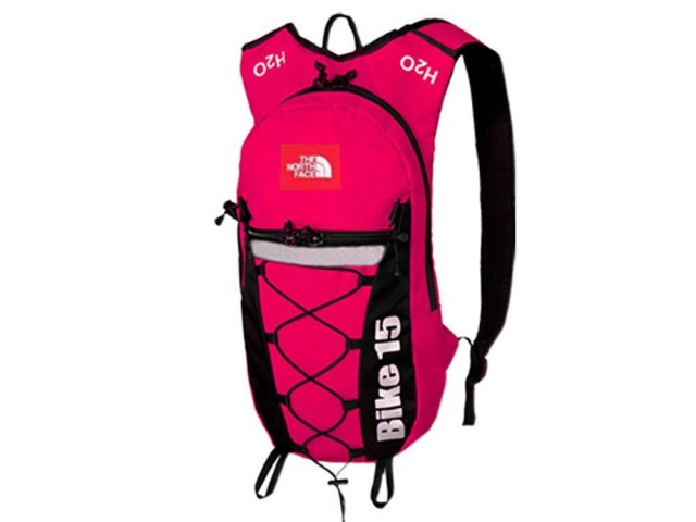 کوله 15 لیتری طرح نورث فیس مدل bike 15 سرخابی