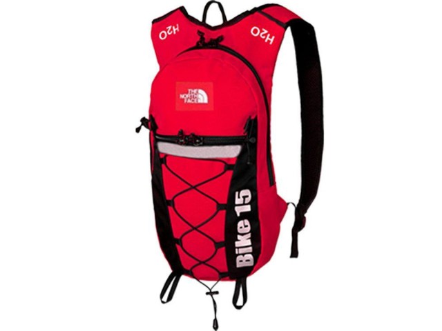 کوله دوچرخه 15 لیتری طرح نورث فیس مدل bike 15 قرمز