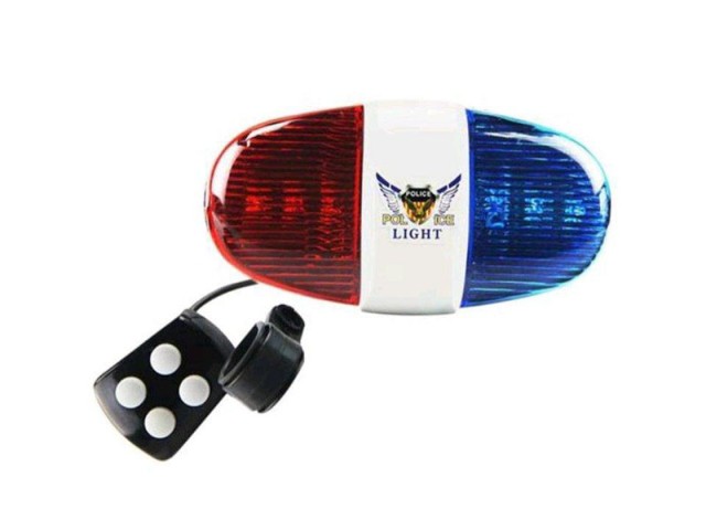 بوق و چراغ دوچرخه پلیسی