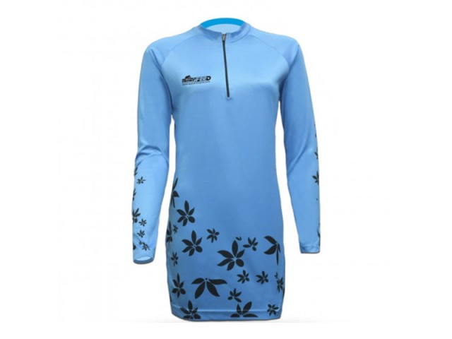 لباس تونیک دوچرخه سواری اسپید  speed آبی مخصوص بانوان