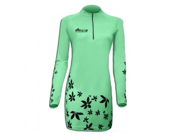 لباس تونیک دوچرخه سواری بانوان اسپید  speed سبز