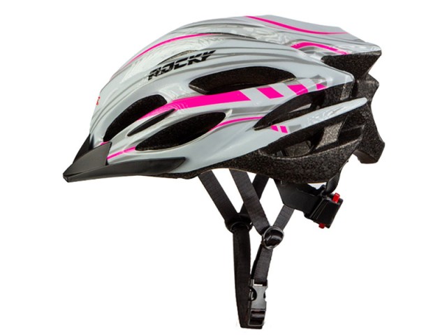 کلاه دوچرخه سواری راکی مدل اچ بی 31 سفید صورتی Rocky Bicycle Helmet HB31 M 58-61cm Pink White
