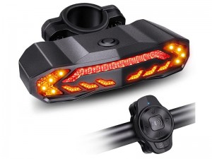 چراغ عقب دوچرخه دزدگیر دار راهنما دار هوشمند