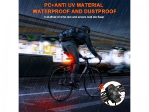 چراغ دوچرخه قوی جلو عقب کرویت CRIVIT LED FAHRRADLEUCHTEN SET