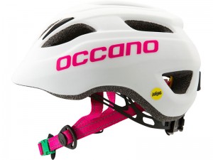 کلاه دوچرخه سواری میپس دار سفید  occano mips junior